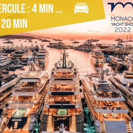 Appartement Moderne Climatise Monaco Vue Mer Cap-d'Ail Exteriör bild