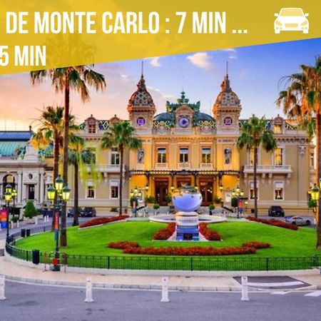 Appartement Moderne Climatise Monaco Vue Mer Cap-d'Ail Exteriör bild